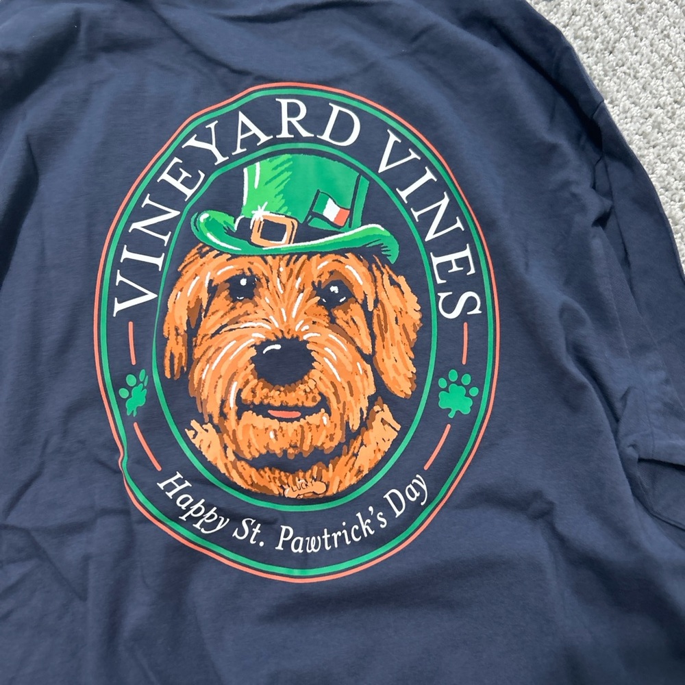 Vineyard Vines Blue and Orange Dog Apparel